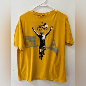 Le Tour De France Graphic T-Shirt Size XL